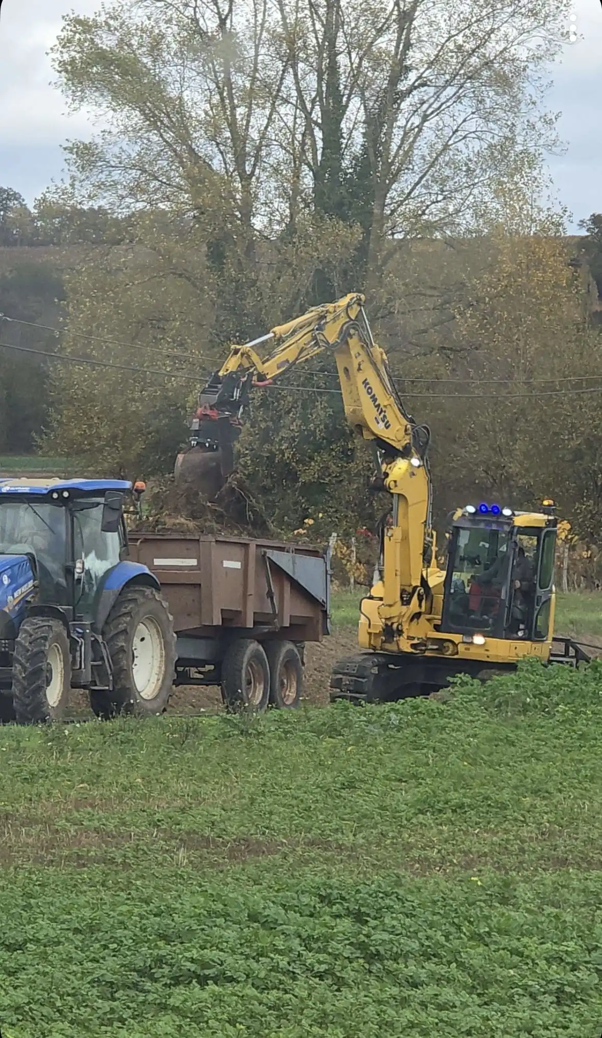Terrassement de fossés
