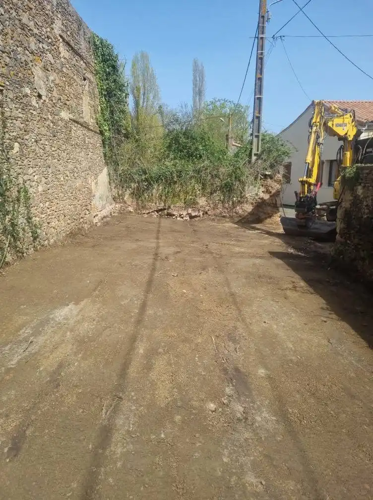 Terrassement en cours